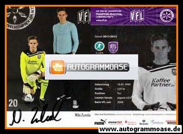 Autogramm Fussball | VfL Osnabrück | 2011 | Nils ZUMBEEL