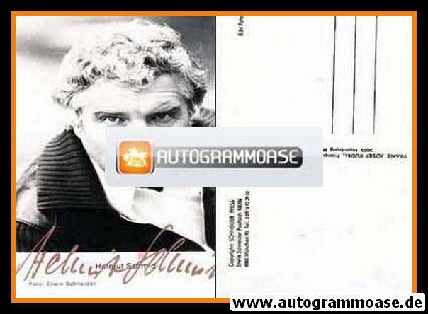 Autogramm Schauspieler | Helmut SCHMID | 1970er (Portrait SW Rüdel) Schneider