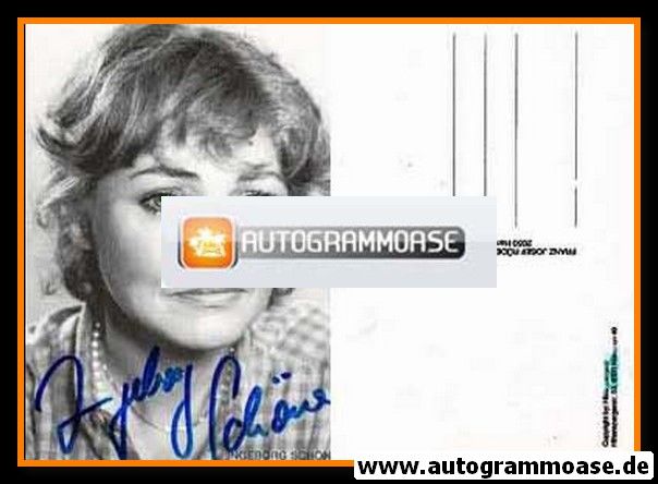 Autogramm Schauspieler | Ingeborg SCHÖNER | 1970er (Portrait SW Rüdel) Zemann