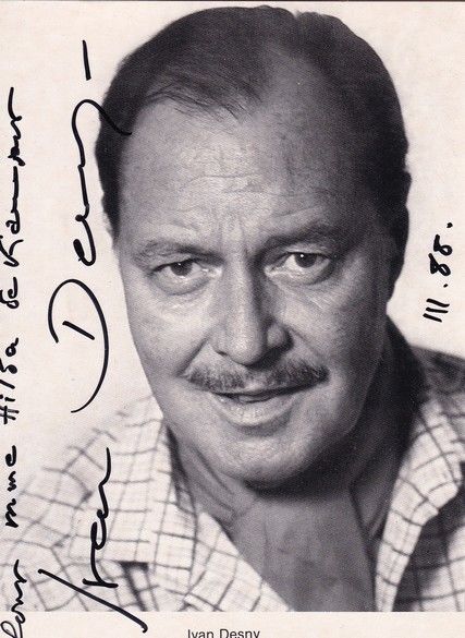 Autogramm Schauspieler | Ivan DESNY | 1980er (Portrait SW Rüdel) Zemann