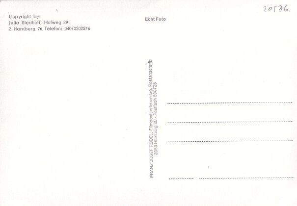 Autogramm Schauspieler | Joost SIEDHOFF | 1980er (Portrait SW Rüdel) Siedhoff