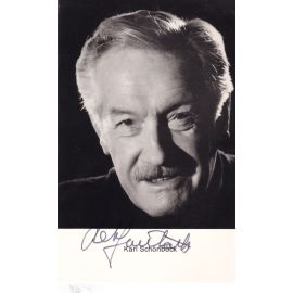 Autogramm Schauspieler | Karl SCHÖNBÖCK | 1970er (Portrait SW Rüdel) Klar