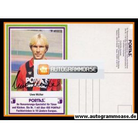 Autogramm Fussball | Eintracht Frankfurt | 1984 | Uwe MÜLLER