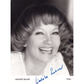 Autogramm Schauspieler | Liselotte PULVER | 1980er (Portrait SW Rüdel) Teldec