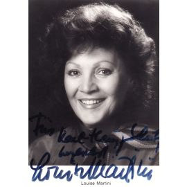 Autogramm Schauspieler | Louise MARTINI | 1970er (Portrait SW Rüdel) Pirker