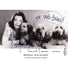 Autogramm Schauspieler | Margot HIELSCHER | 1970er (Portrait SW Rüdel) Schneider