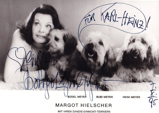 Autogramm Schauspieler | Margot HIELSCHER | 1970er (Portrait SW Rüdel) Schneider