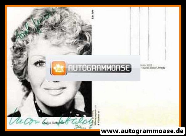 Autogramm Schauspieler | Maria SEBALDT | 1980er (Portrait SW Rüdel) Zemann