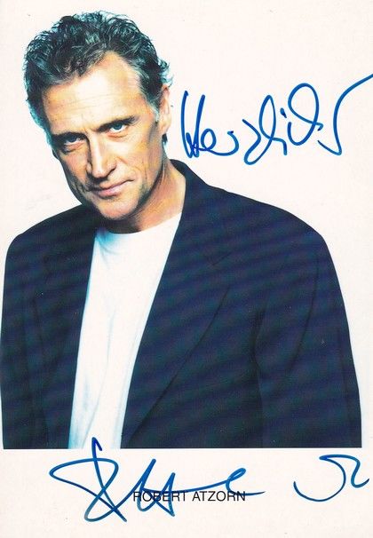 Autogramm Schauspieler | Robert ATZORN | 1990er (Portrait Color Rüdel) Bothor