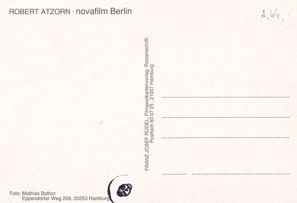 Autogramm Schauspieler | Robert ATZORN | 1990er (Portrait Color Rüdel) Bothor