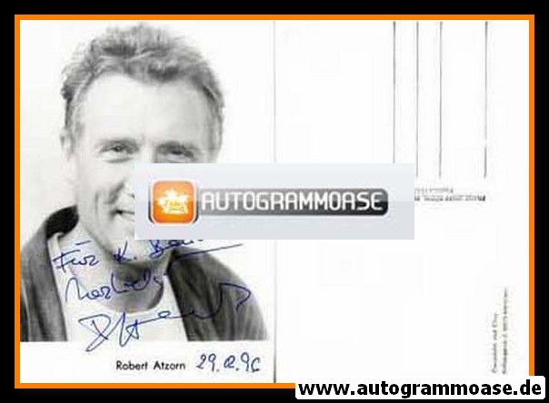 Autogramm Schauspieler | Robert ATZORN | 1980er (Portrait SW Rüdel) Clay