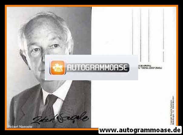 Autogramm Schauspieler | Robert NAEGELE | 1980er (Portrait SW Rüdel) Kaufmann