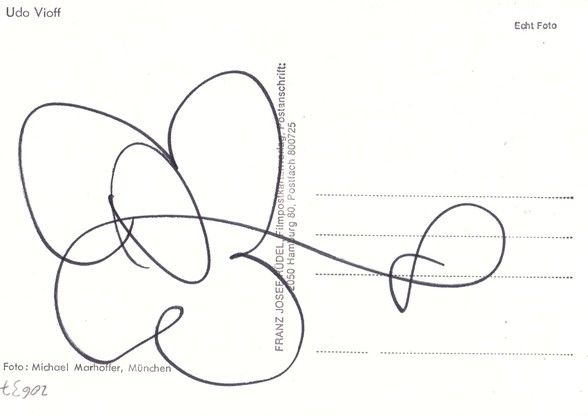 Autogramm Schauspieler | Udo VIOFF | 1980er (Portrait SW Rüdel) Marhoffer