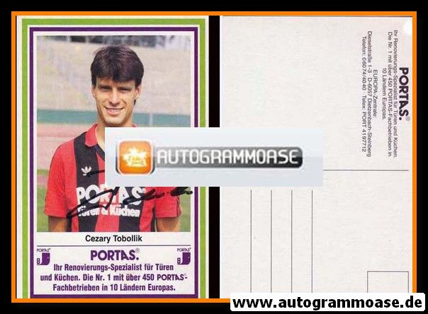 Autogramm Fussball | Eintracht Frankfurt | 1984 | Cezary TOBOLLIK