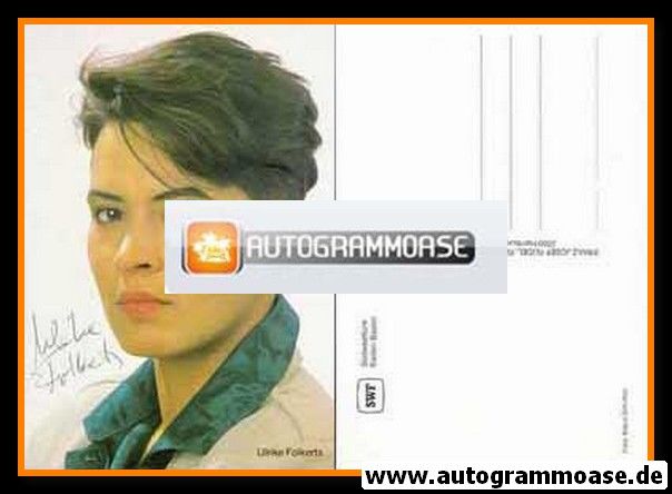 Autogramm Schauspieler | Ulrike FOLKERTS | 1990er (Portrait Color Rüdel) Schultes