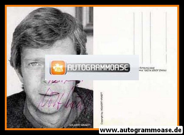Autogramm Schauspieler | Volkert KRAEFT | 1980er (Portrait SW Rüdel)