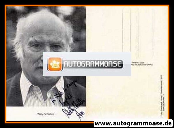 Autogramm Schauspieler | Willy SCHULTES | 1980er (Portrait SW Rüdel) Moser
