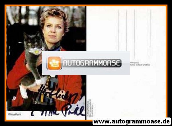 Autogramm Schauspieler | Witta POHL | 1980er (Portrait Color Rüdel) Schorr