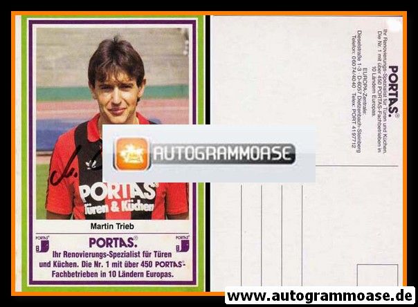 Autogramm Fussball | Eintracht Frankfurt | 1984 | Martin TRIEB