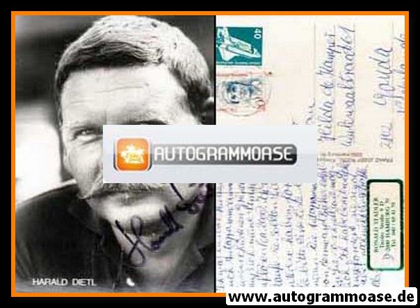 Autogramm Schauspieler | Harald DIETL | 1990er (Portrait SW Rüdel) 1 _