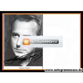Autogramm Schauspieler | Heino FERCH | 2000er (Portrait SW)