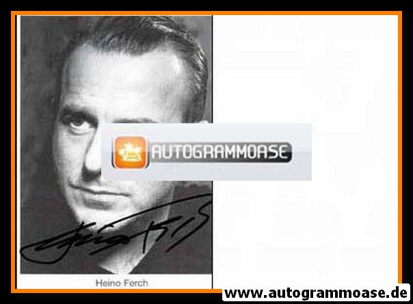 Autogramm Schauspieler | Heino FERCH | 2000er (Portrait SW)