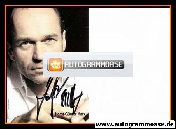 Autogramm Schauspieler | Horst-Günter MARX | 1990er (Portrait Color) Adamik