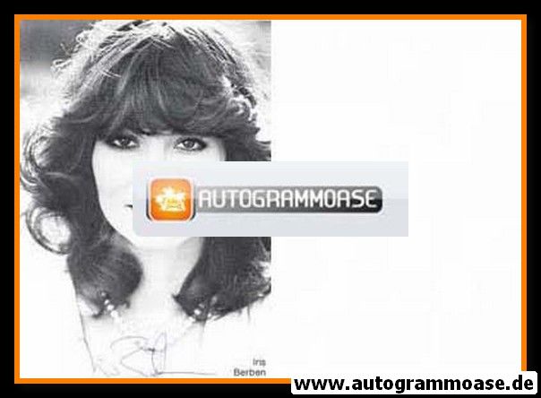 Autogramm Schauspieler | Iris BERBEN | 1980er (Portrait SW)