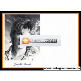 Autogramm Schauspieler | Janette RAUCH | 1980er (Portrait SW)