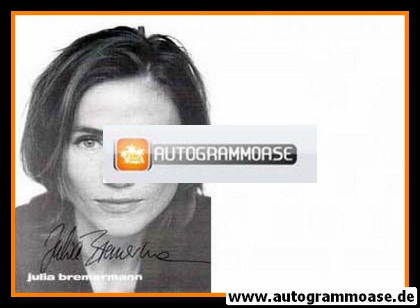 Autogramm Schauspieler | Julia BREMERMANN | 1980er (Portrait SW)