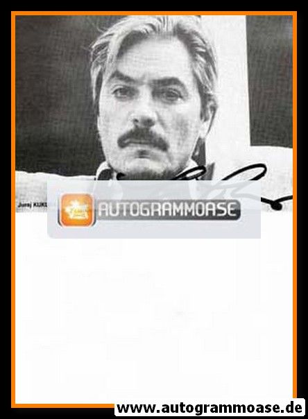 Autogramm Schauspieler | Juraj KUKURA | 1980er (Portrait SW)