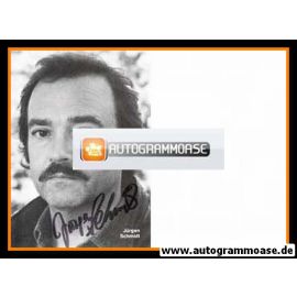 Autogramm Schauspieler | Jürgen SCHMIDT | 1980er (Portrait SW) 2