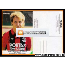 Autogramm Fussball | Eintracht Frankfurt | 1985 | Holger FRIZ