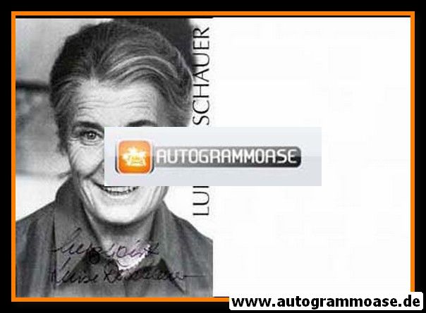 Autogramm Schauspieler | Luise DESCHAUER | 1980er (Portrait SW)