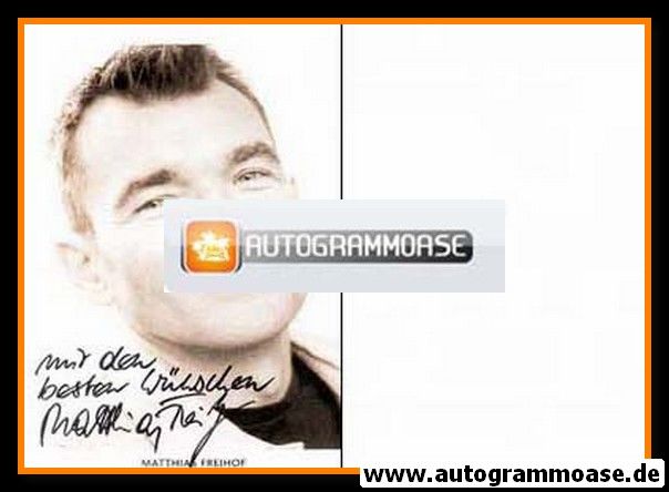 Autogramm Schauspieler | Matthias FREIHOF | 1990er (Portrait SW) 2