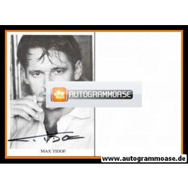 Autogramm Schauspieler | Max TIDOF | 1990er (Portrait SW) 1