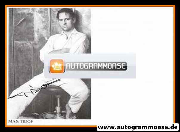 Autogramm Schauspieler | Max TIDOF | 1990er (Portrait SW) 2