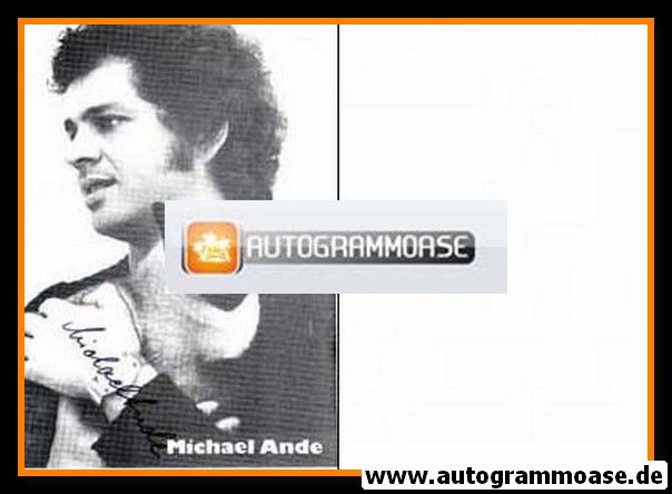 Autogramm Schauspieler | Michael ANDE | 1970er (Portrait SW)