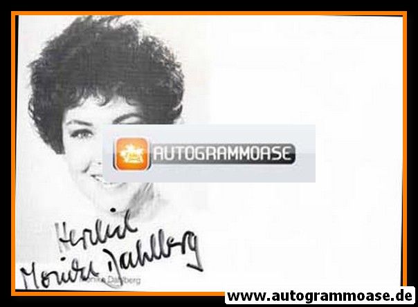 Autogramm Schauspieler | Monika DAHLBERG | 1980er (Portrait SW)