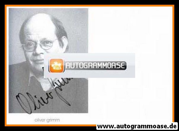 Autogramm Schauspieler | Oliver GRIMM | 1980er (Portrait SW) 1