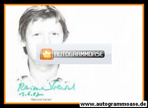 Autogramm Schauspieler | Raimund GENSEL | 1980er (Portrait SW)