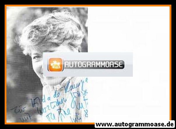 Autogramm Schauspieler | Regine LUTZ | 1980er Foto (Portrait SW)