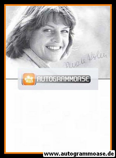 Autogramm Schauspieler | Renate KOHN | 1980er (Portrait SW)