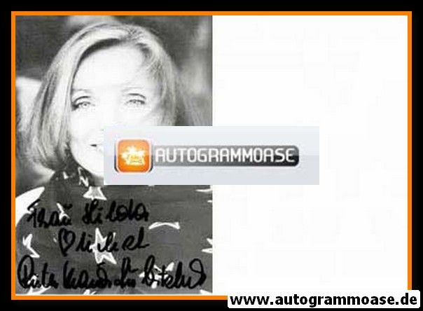 Autogramm Schauspieler | Ruth Maria KUBITSCHEK | 1980er (Portrait SW) 1