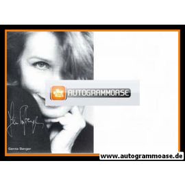 Autogramm Schauspieler | Senta BERGER | 1990er (Portrait SW) 2
