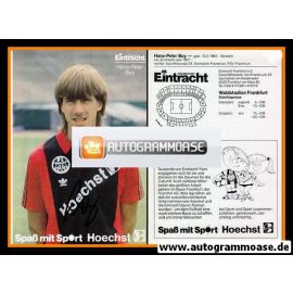 Autogramm Fussball | Eintracht Frankfurt | 1986 | Peter BOY