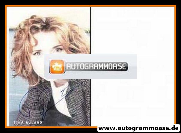 Autogramm Schauspieler | Tina RULAND | 1990er (Portrait Color)
