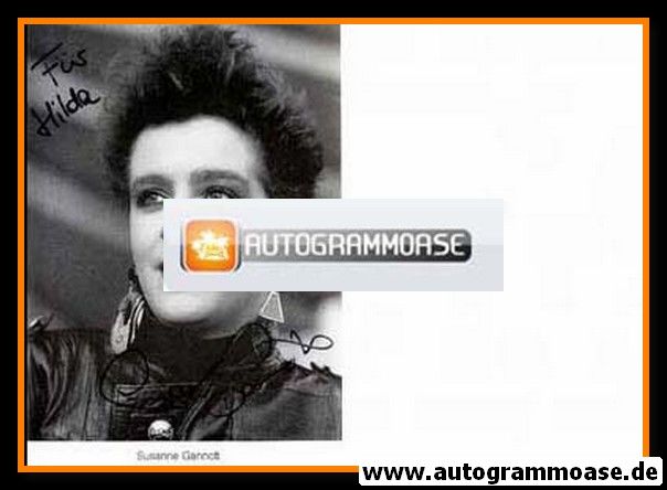 Autogramm Schauspieler | Susanne GANNOTT | 1980er (Portrait SW)