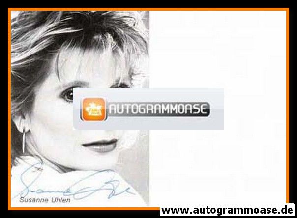 Autogramm Schauspieler | Susanne UHLEN | 1980er (Portrait SW)