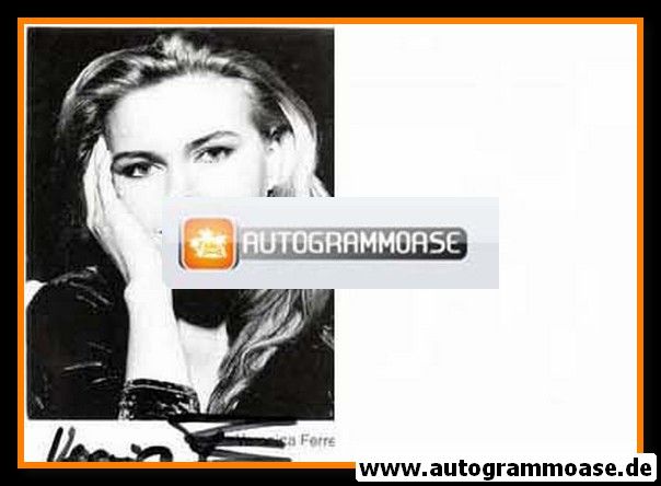 Autogramm Schauspieler | Veronica FERRES | 1980er (Portrait SW)